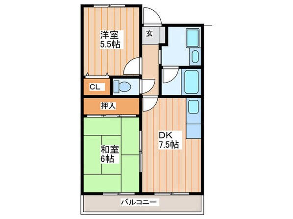 リフレ香南の物件間取画像